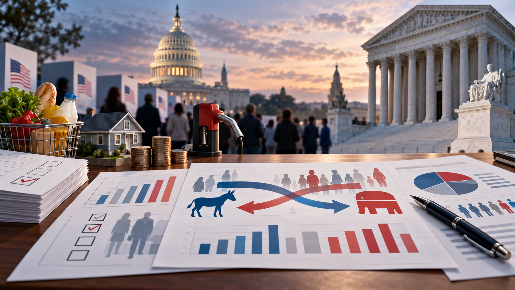 Poll: 1 in 5 Democrats Would Vote Republican if the GOP Can Offer the Best Plan to Bring Down Living Costs. Our Republic/Rasmussen Reports Poll